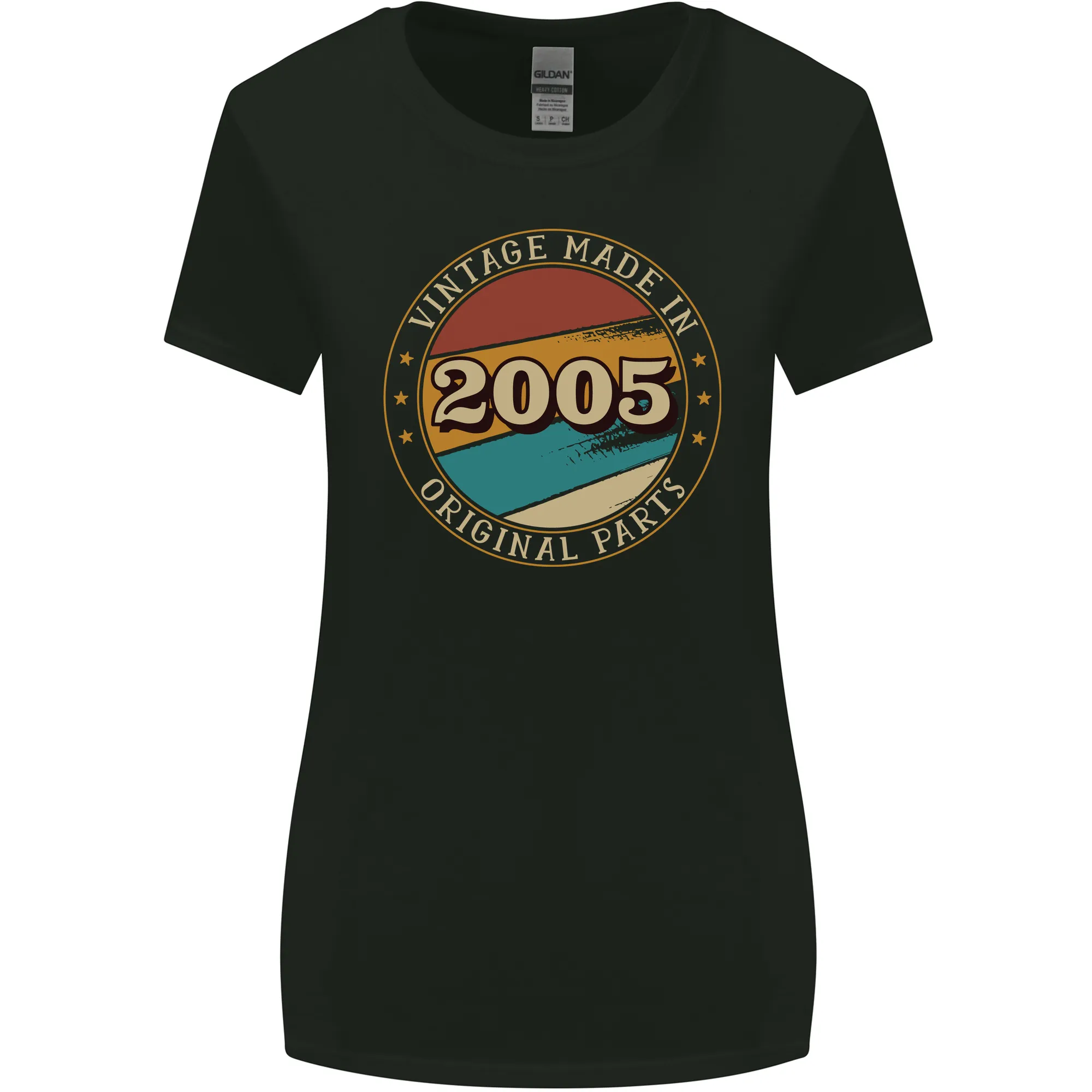 18th Birthday  Vintage Made In 2005 Womens Wider Cut T-Shirt