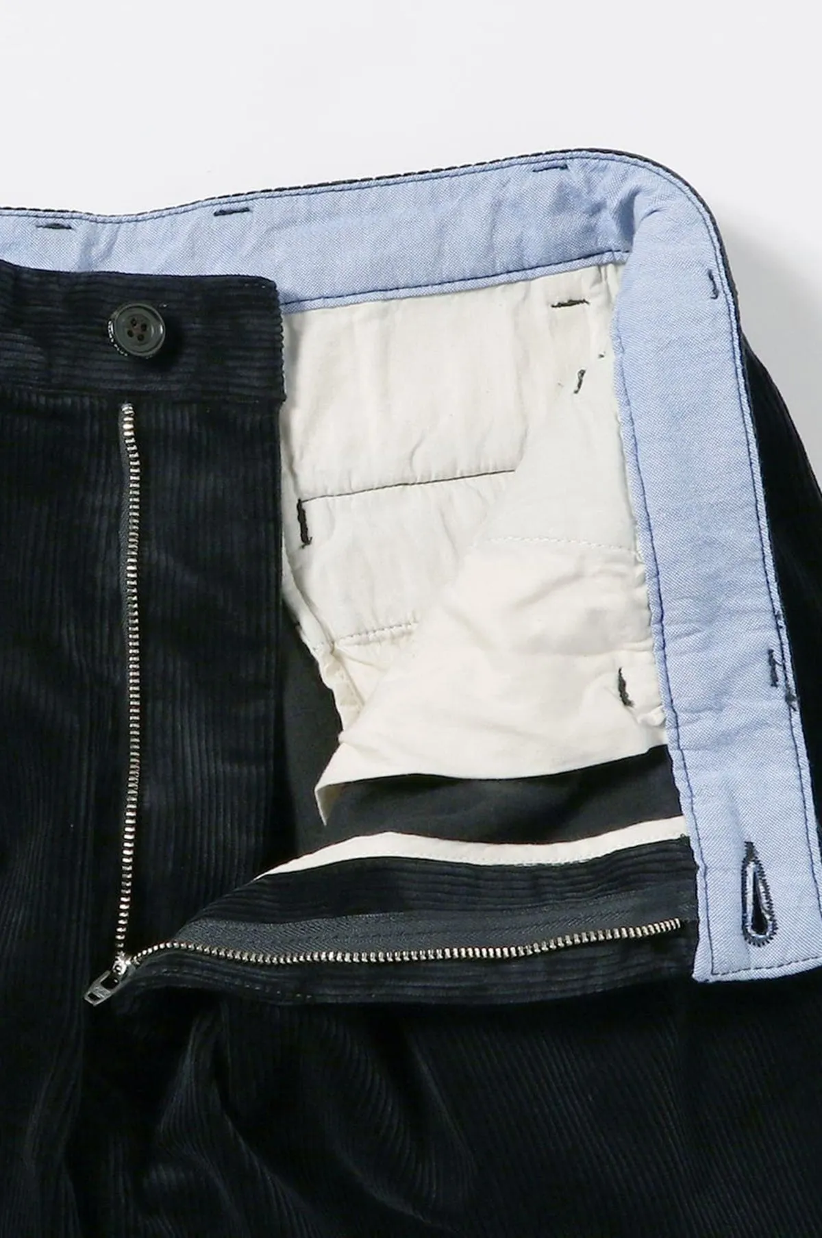 2 Pleats Corduroy Charcoal