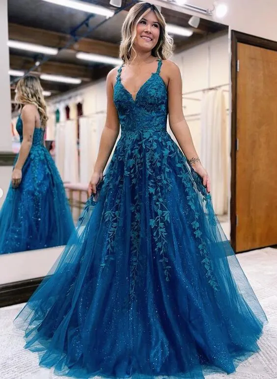 2023 Sparkly Prom Dresses Long  PC1070