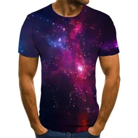 abstract tshirt  personality shirt tee  art costume men's Cool fun geometric colorful art