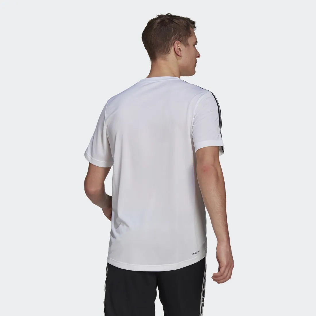 adidas AEROREADY Designed to Move Sport 3-Stripes Men's Tee