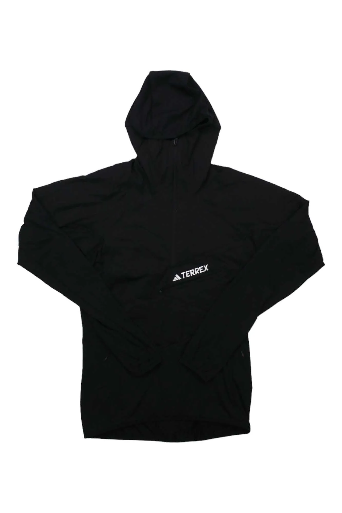 Adidas Men's Techrock Ultralight Half-Zip Hooded Flooce Jacket