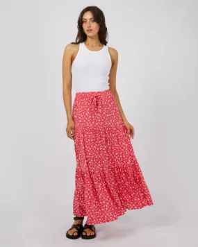 All About Eve Dolly Maxi Skirt - Red