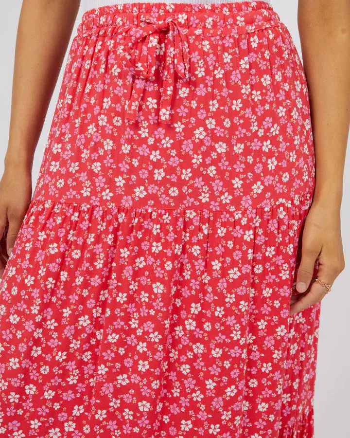 All About Eve Dolly Maxi Skirt - Red
