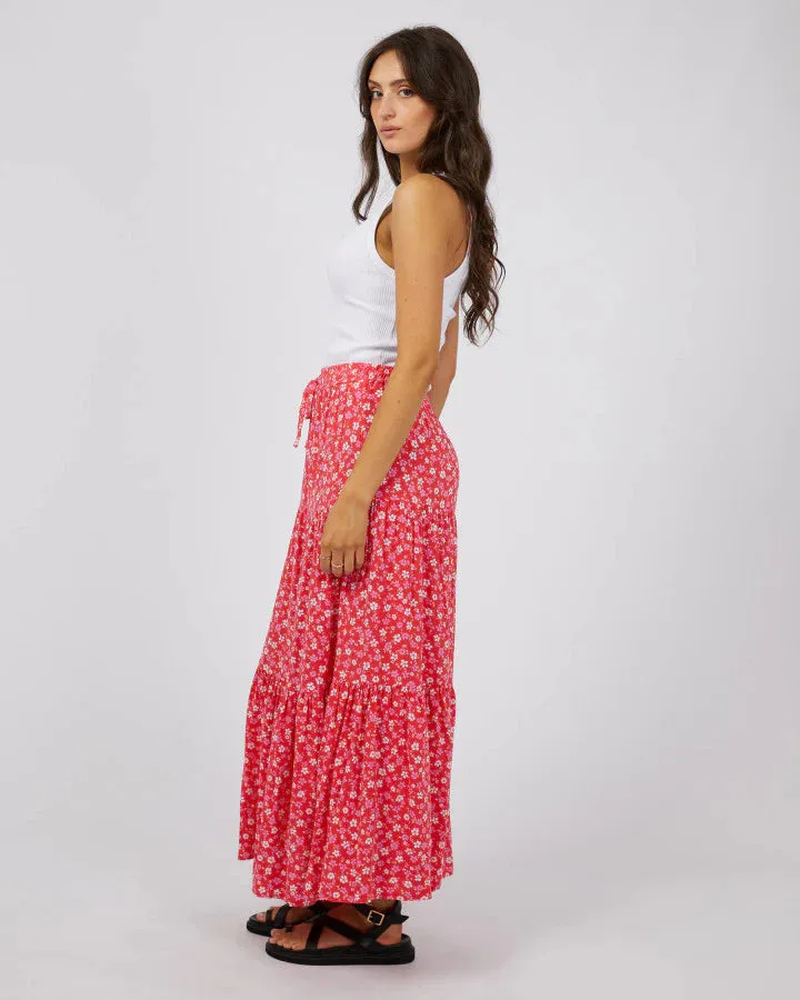All About Eve Dolly Maxi Skirt - Red