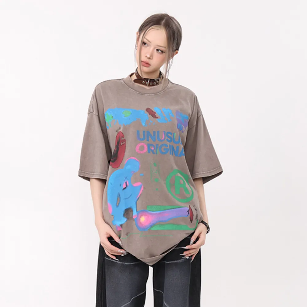 “American Retro Personalized Graffiti” T-shirt