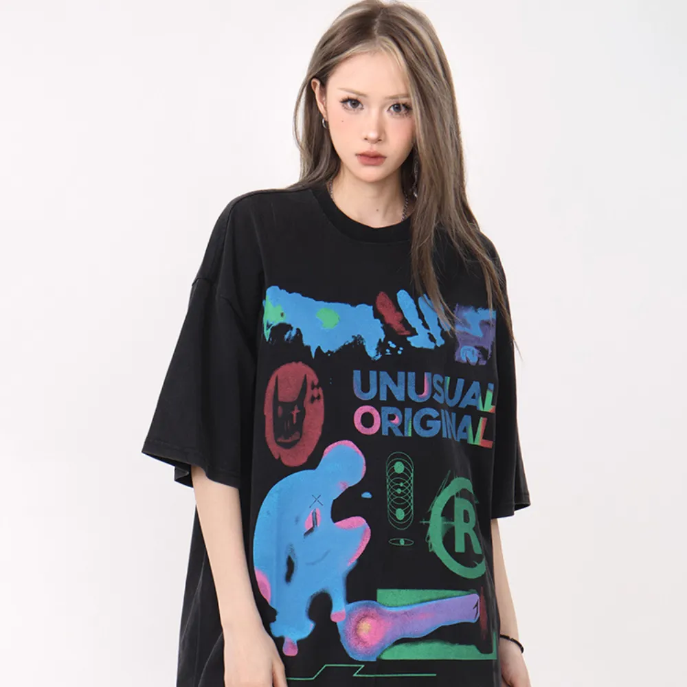 “American Retro Personalized Graffiti” T-shirt