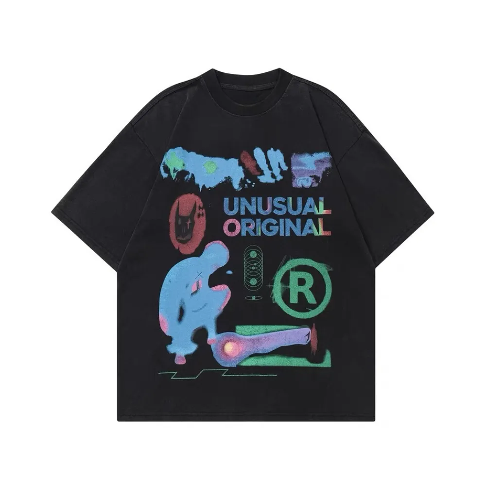 “American Retro Personalized Graffiti” T-shirt