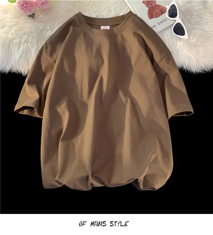 Antonios Oversized Casual Cotton T-Shirt