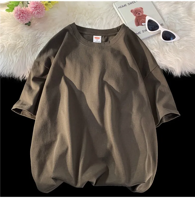 Antonios Oversized Casual Cotton T-Shirt