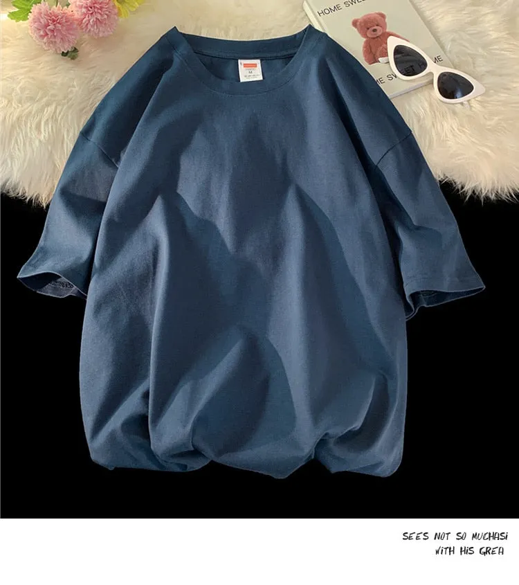 Antonios Oversized Casual Cotton T-Shirt