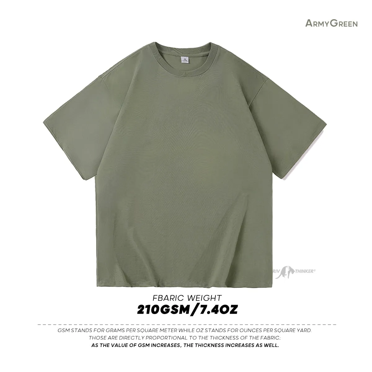 Antonios Oversized Casual Cotton T-Shirt