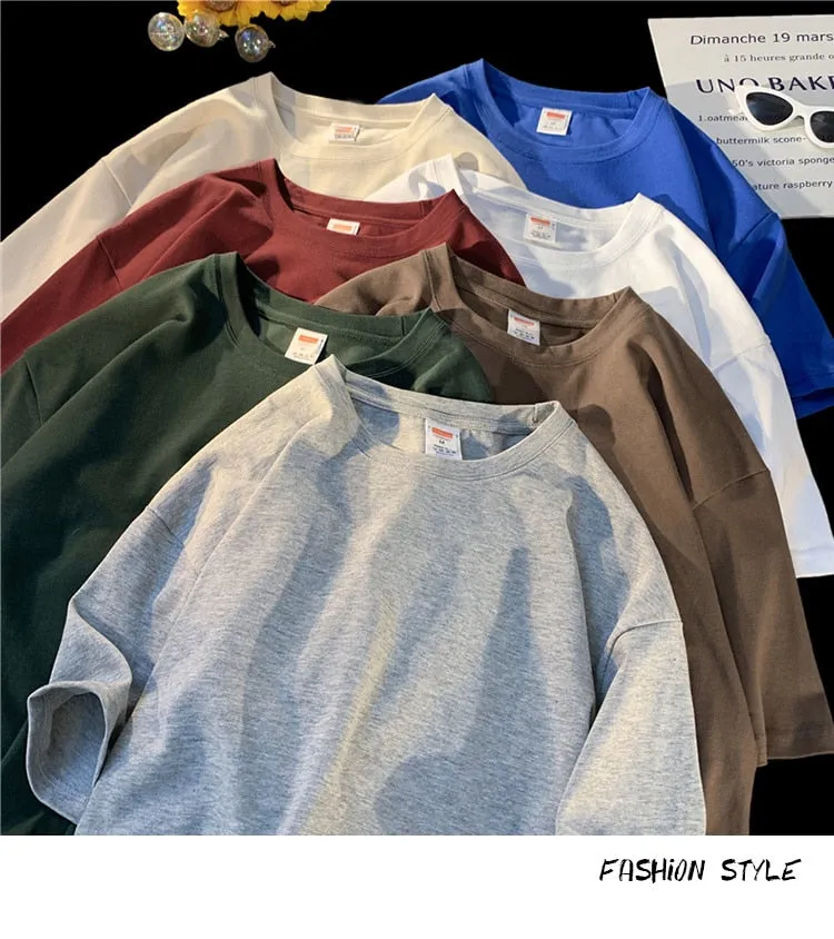 Antonios Oversized Casual Cotton T-Shirt