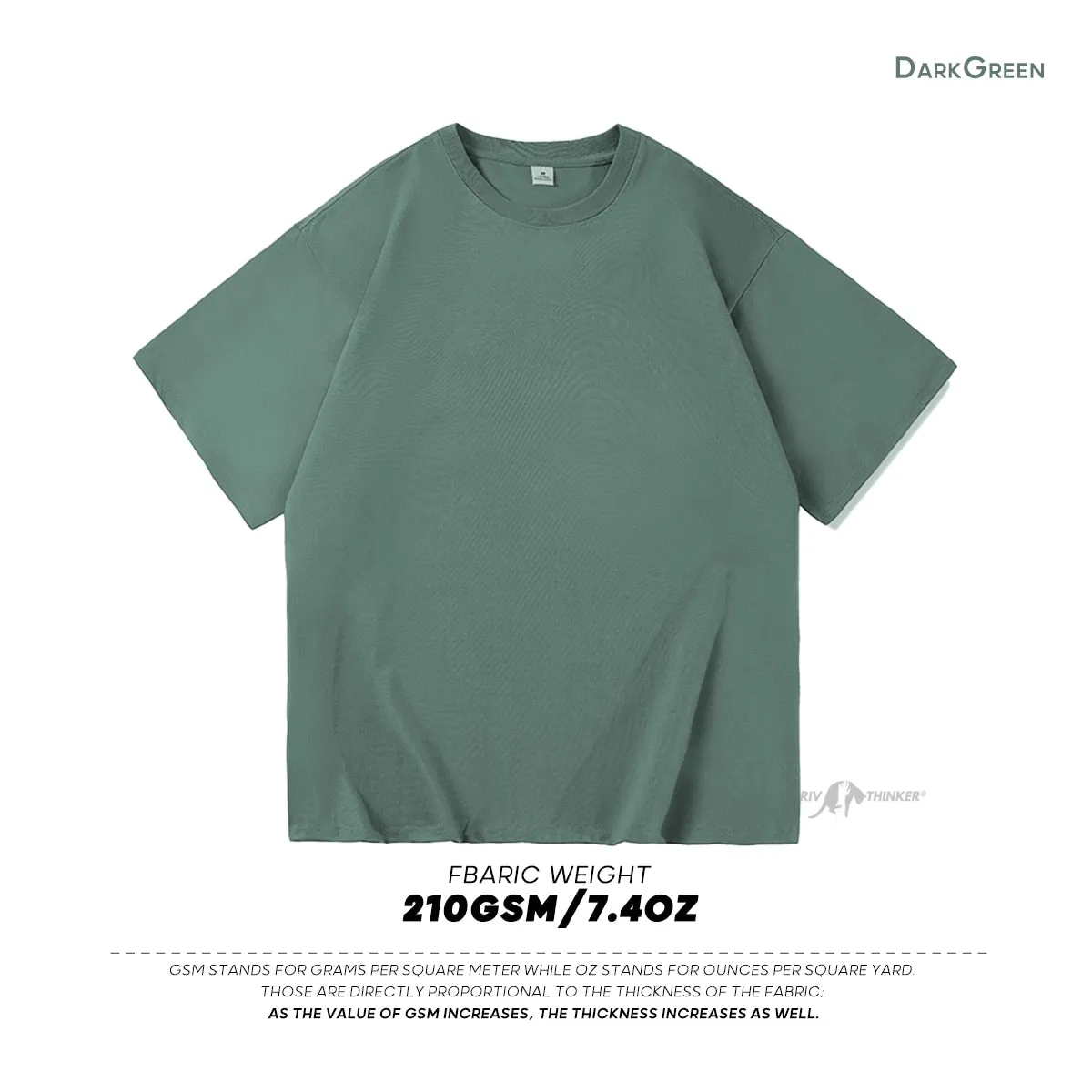 Antonios Oversized Casual Cotton T-Shirt