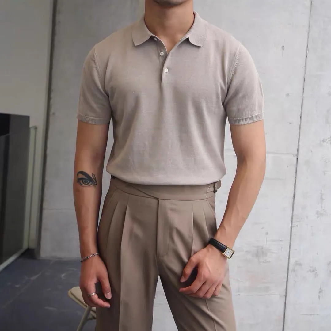 AntoniosClothing Knitted Cotton T-Shirt