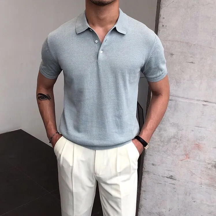 AntoniosClothing Knitted Cotton T-Shirt