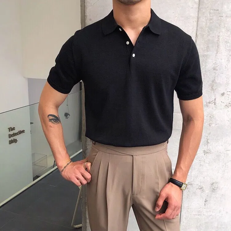 AntoniosClothing Knitted Cotton T-Shirt