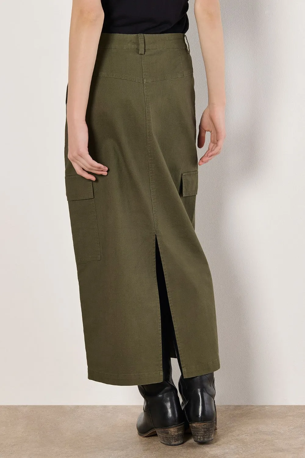 Apricot Cargo Midaxi Skirt