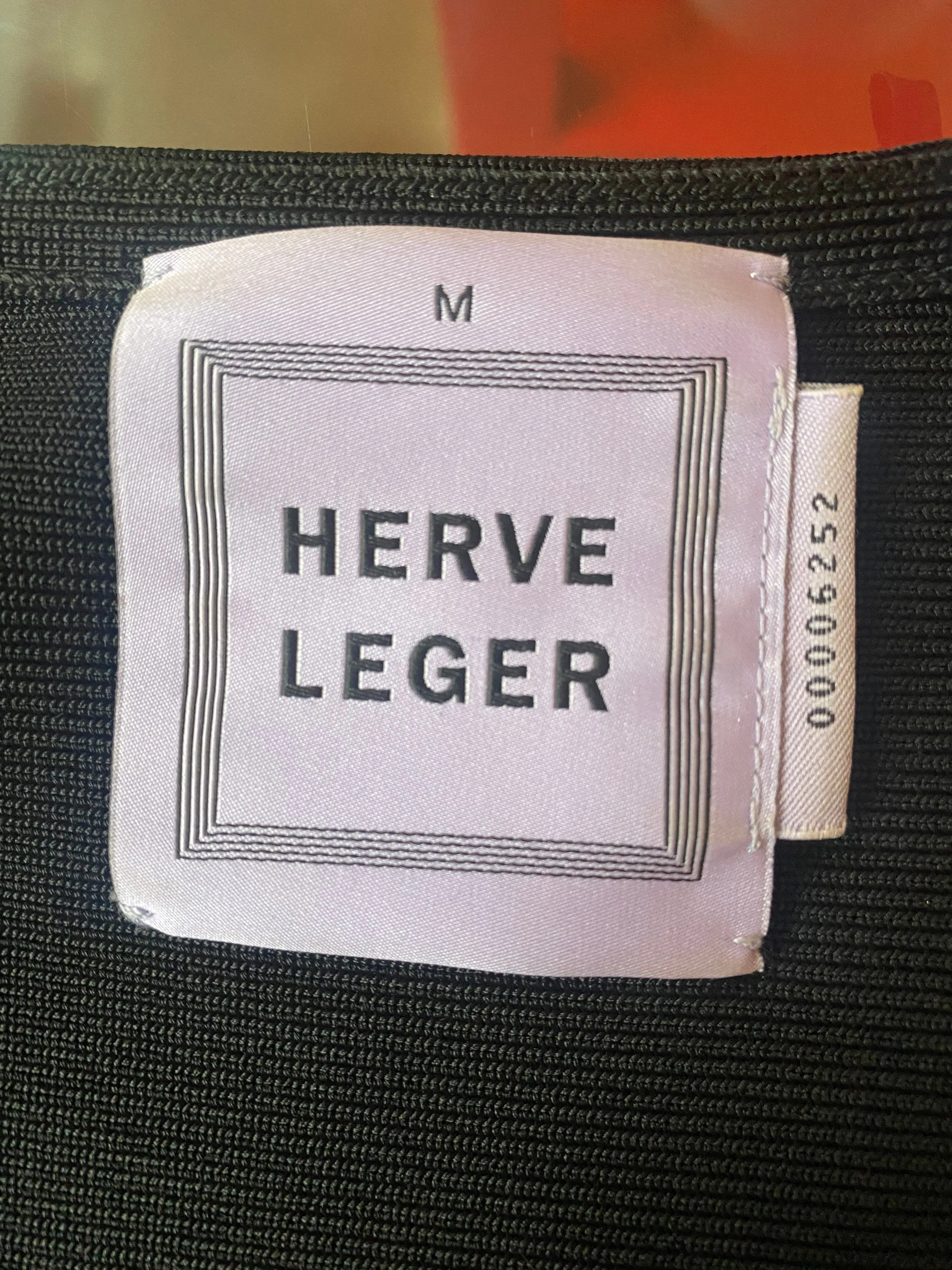 ARCHIVE - 2000s Herve Leger Black Bandage Dress