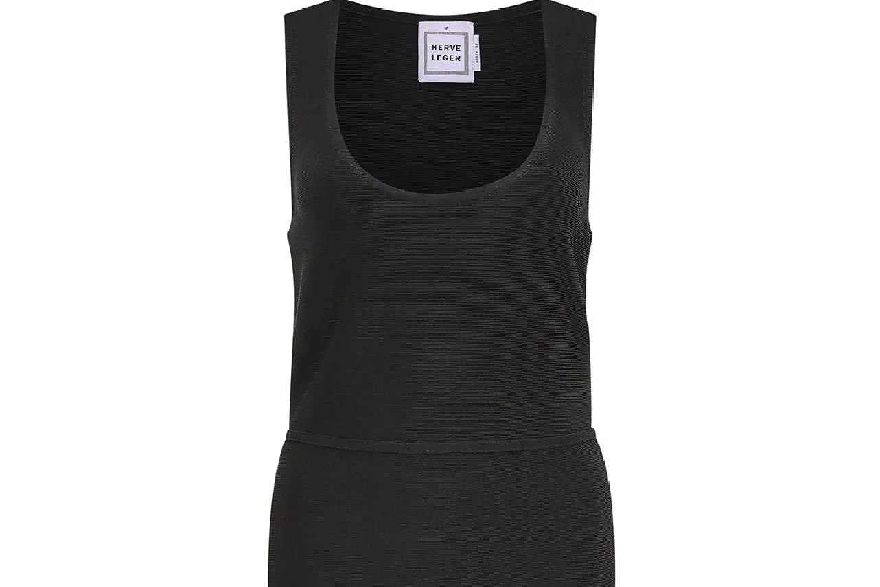 ARCHIVE - 2000s Herve Leger Black Bandage Dress