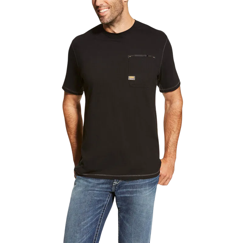Ariat Men's Black Rebar Workman Shirt