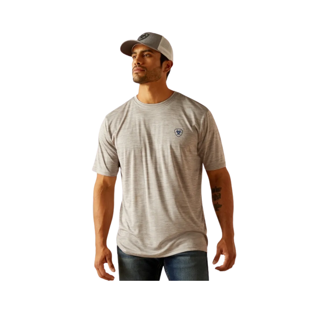 Ariat Men's Charger Spirited Light Gray Heather Shirt