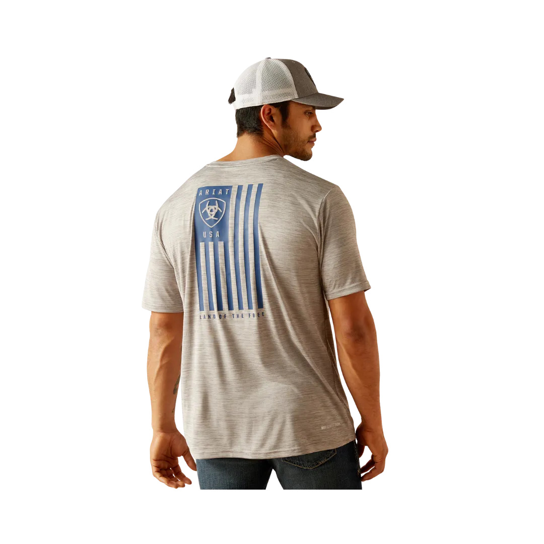 Ariat Men's Charger Spirited Light Gray Heather Shirt