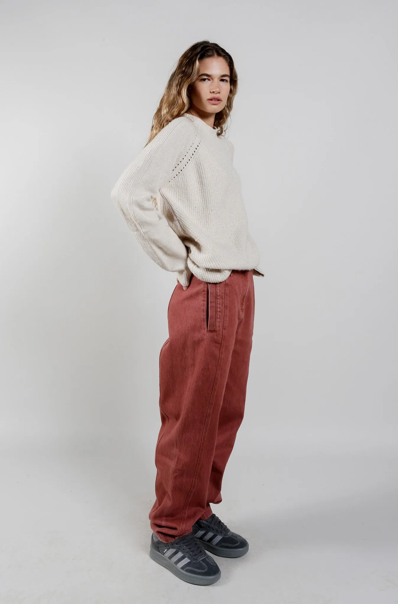 ATLANTA Wool Blend Jumper - Sand