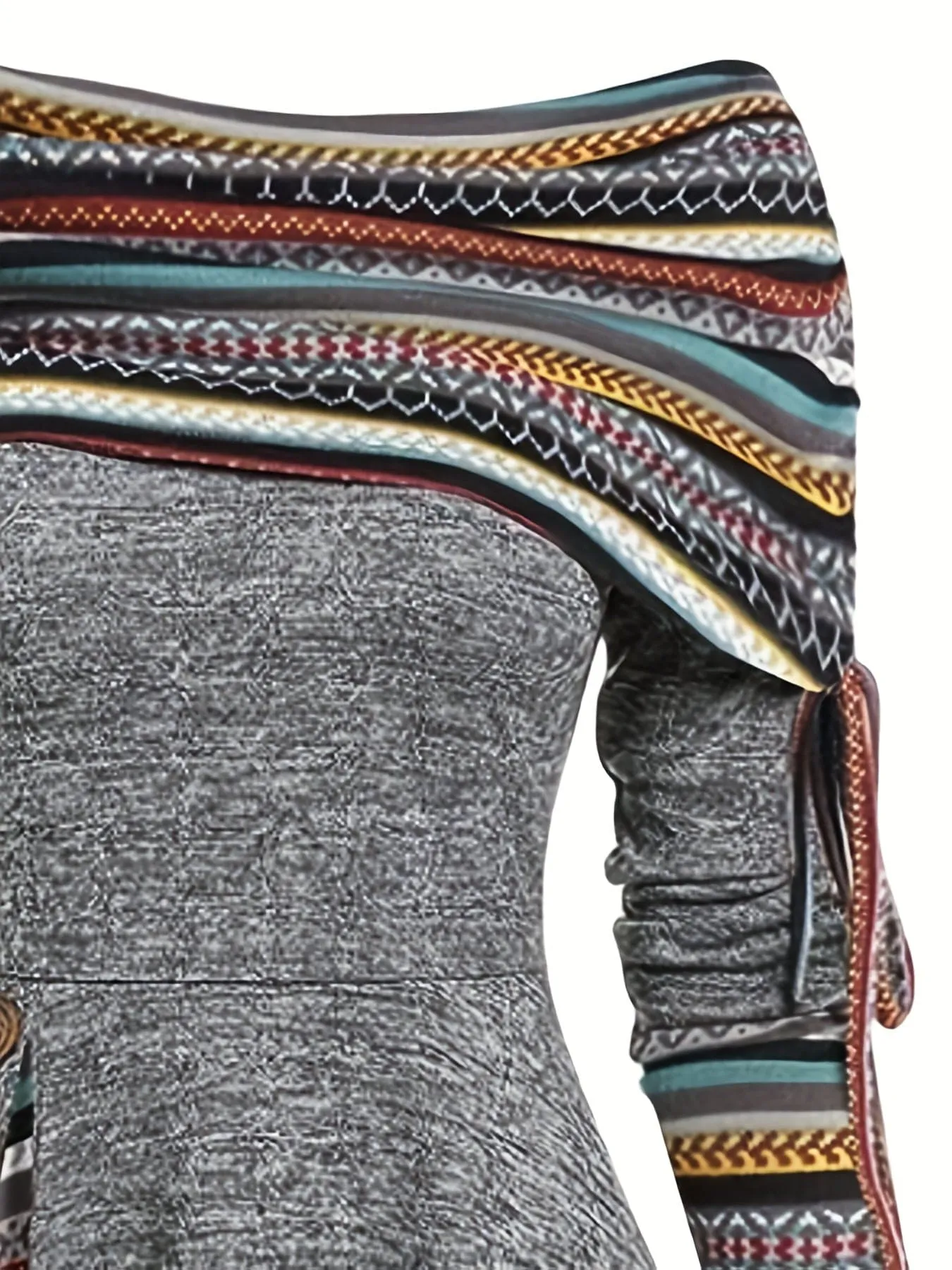 Autumn Winter Knit A-Line Midi Dress
