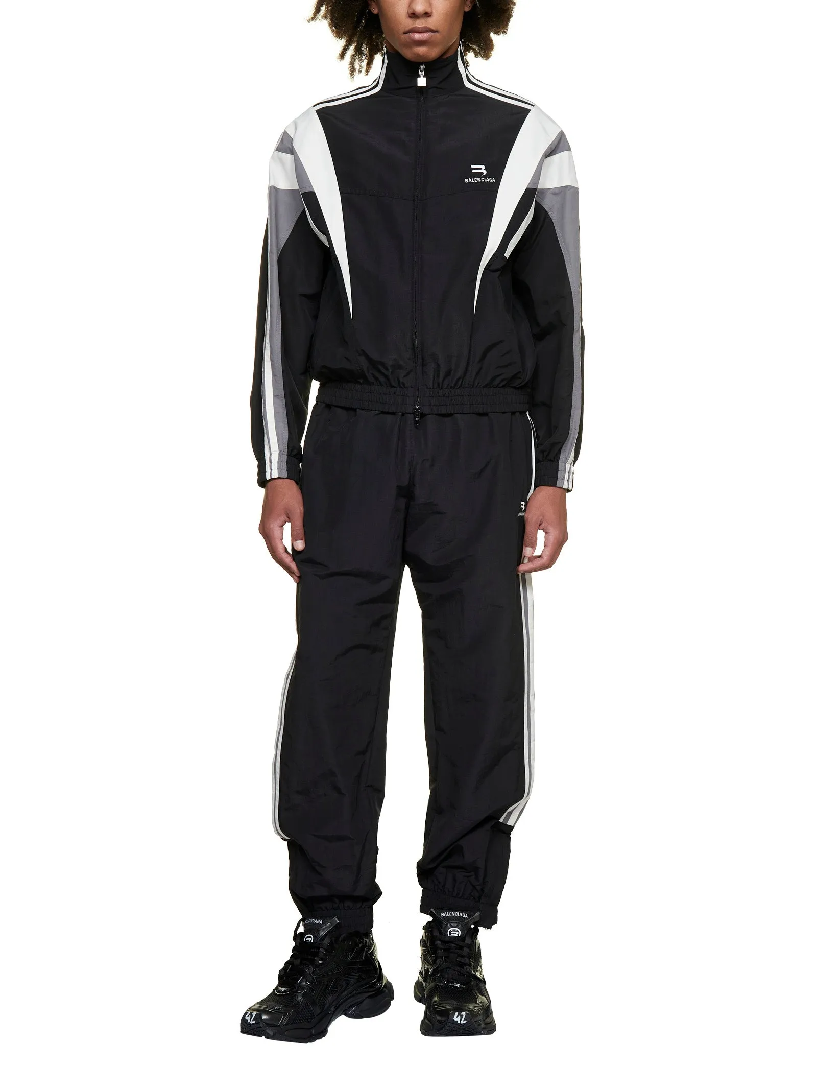 Balenciaga Logo Detailed Track Jacket