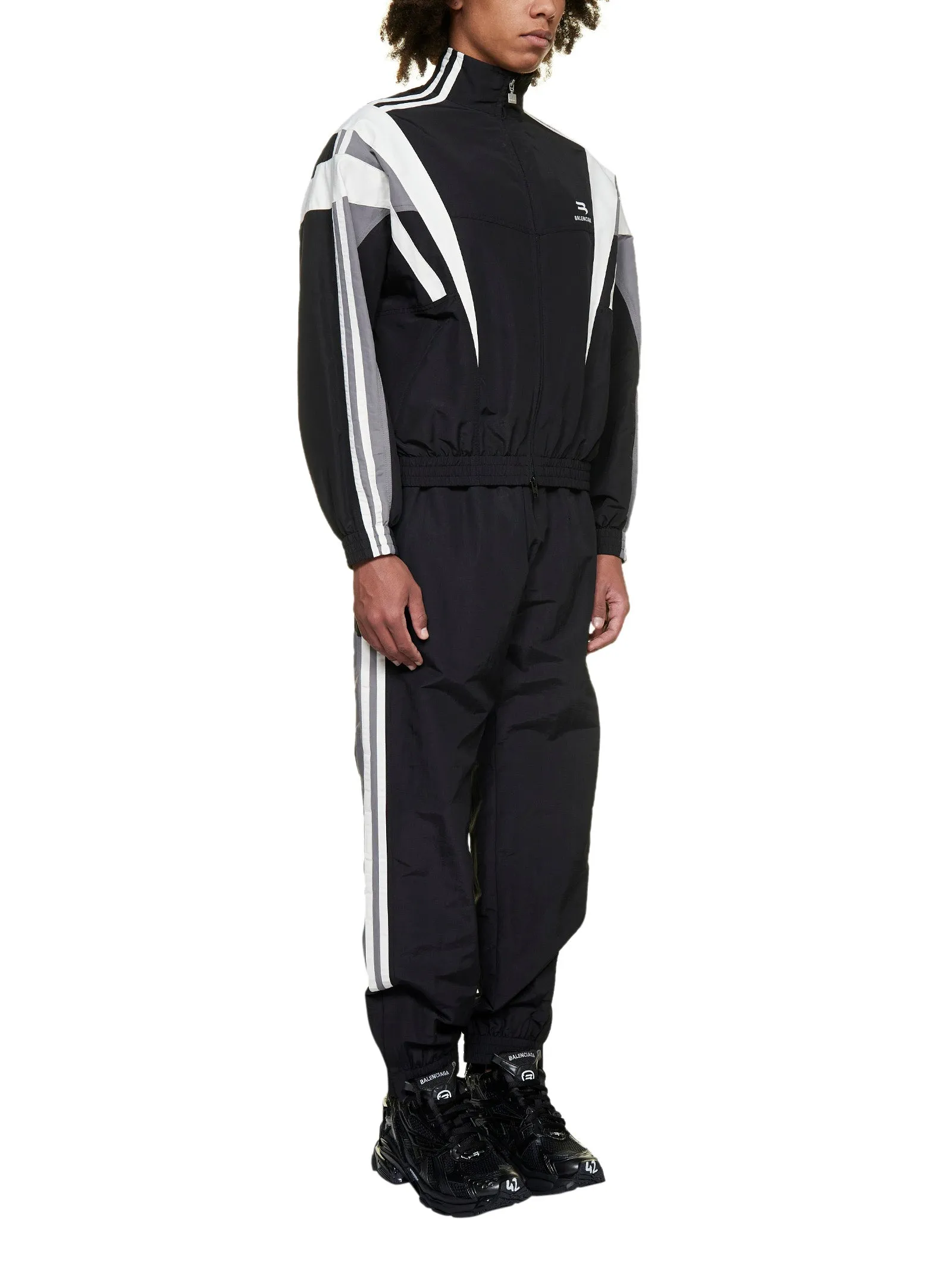 Balenciaga Logo Detailed Track Jacket