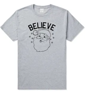 Believe In Santa Christmas Mens T-Shirt
