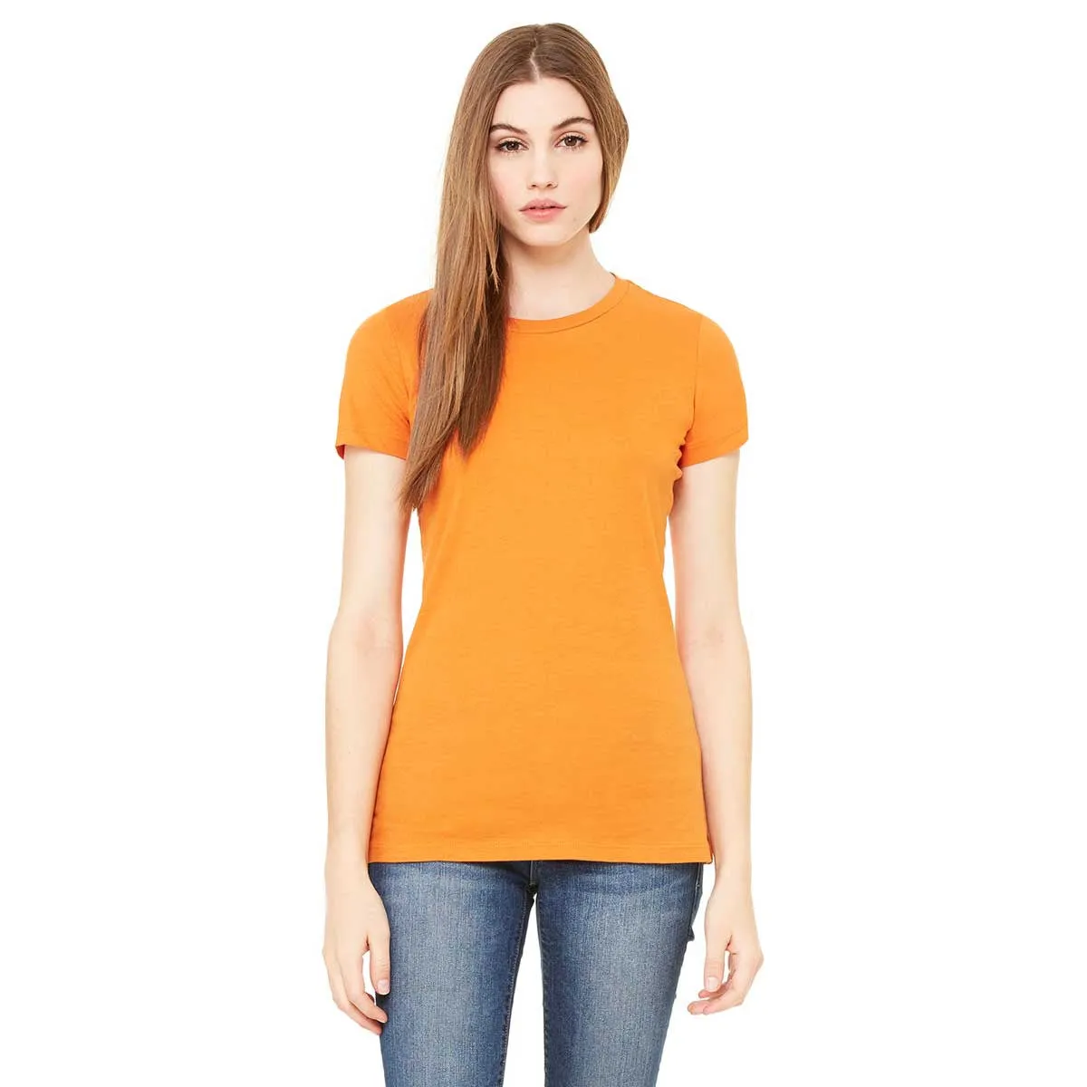 Bella   Canvas Women's Burnt Orange Jersey Short-Sleeve T-Shirt