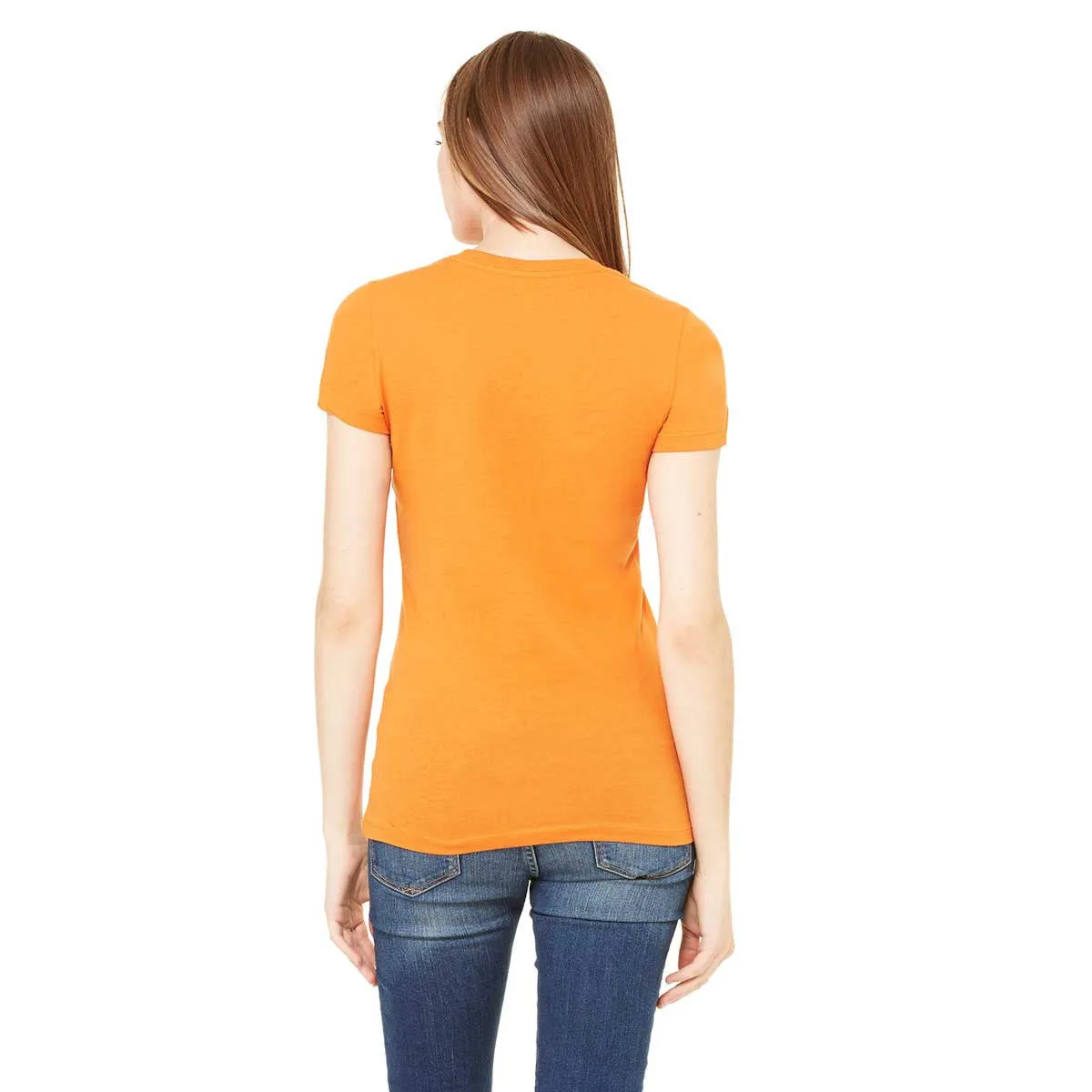 Bella   Canvas Women's Burnt Orange Jersey Short-Sleeve T-Shirt
