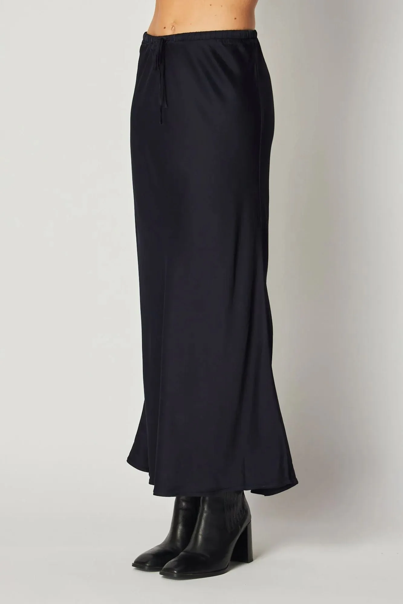 Bias Skirt with Tie