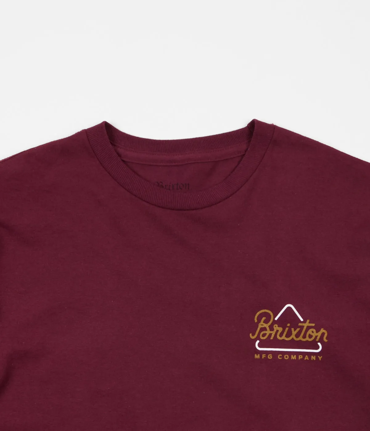 Brixton Newbury T-Shirt - Burgundy
