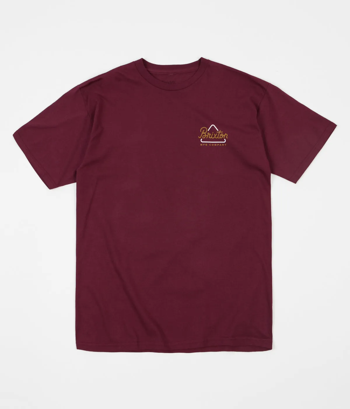 Brixton Newbury T-Shirt - Burgundy