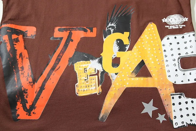 Bronze Vegas Star Loose-Fit T-Shirt
