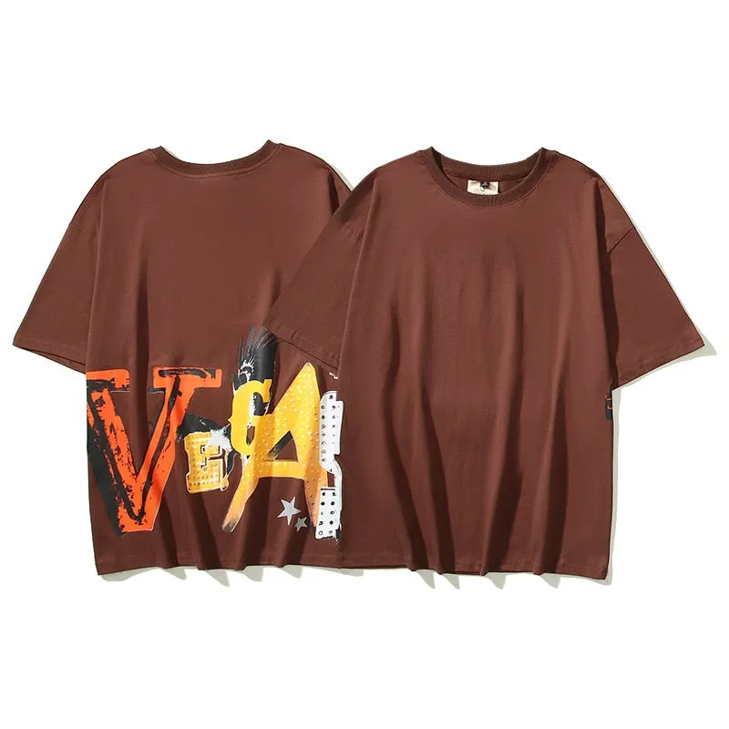 Bronze Vegas Star Loose-Fit T-Shirt