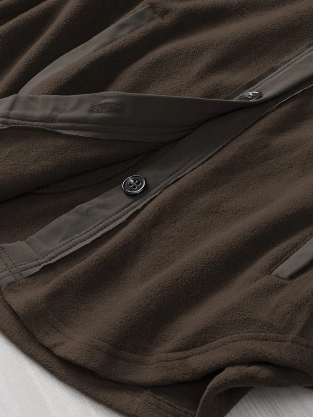 Brown Microfleece Jacket
