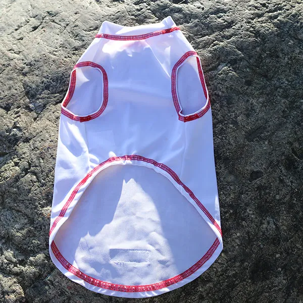 Calming Sleeveless Cooling Sun Tee UPF 50  White Sand