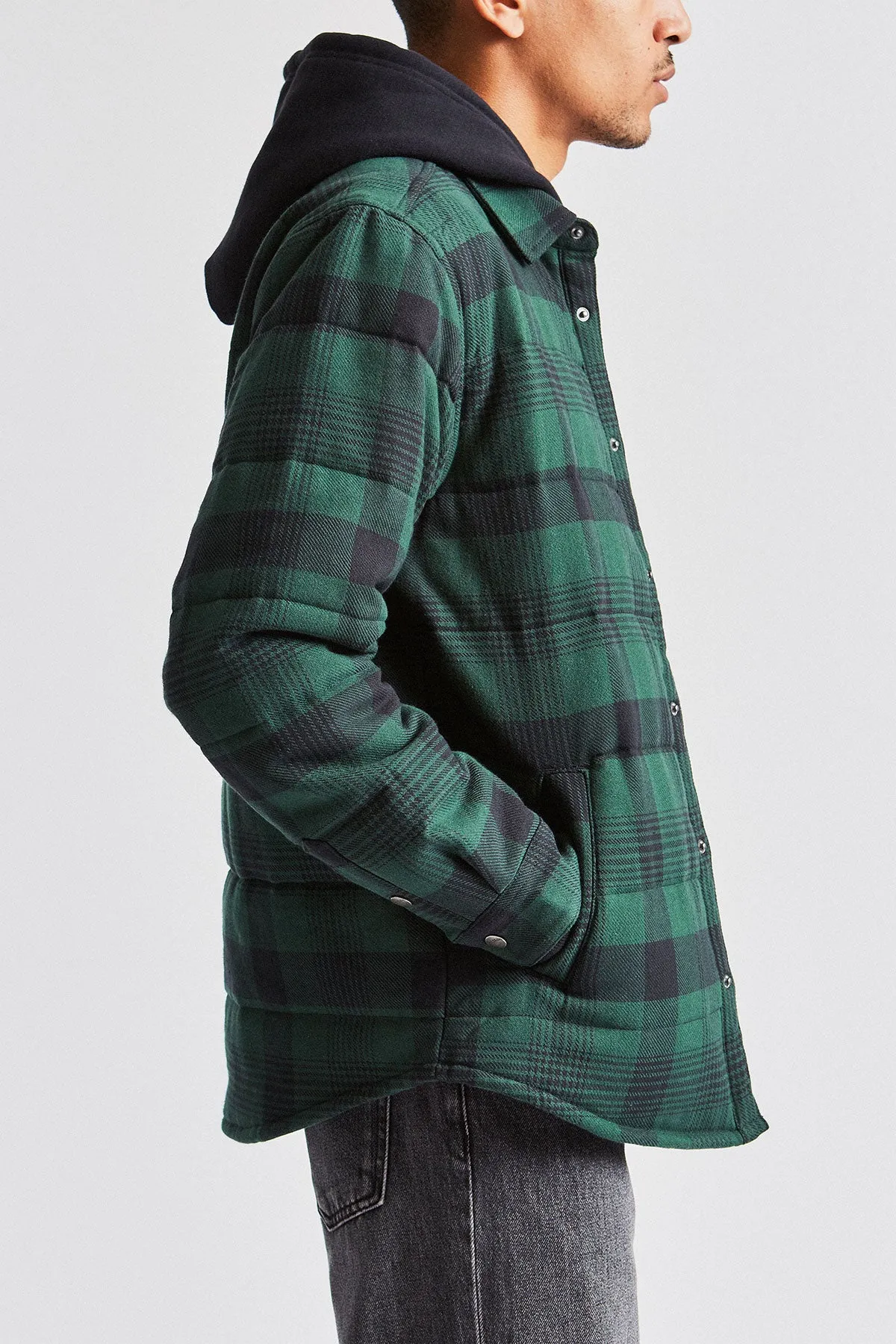 Cass Jacket - Black/Green