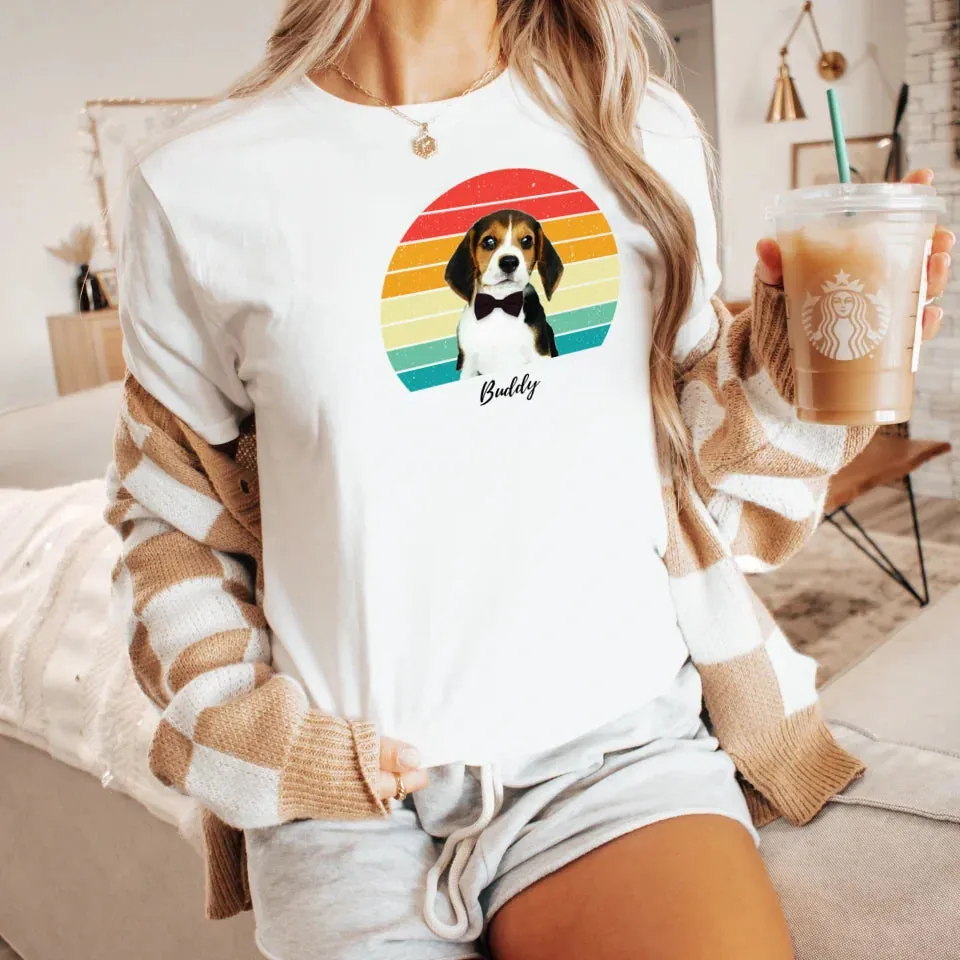 Cat Dog Retro T-Shirt