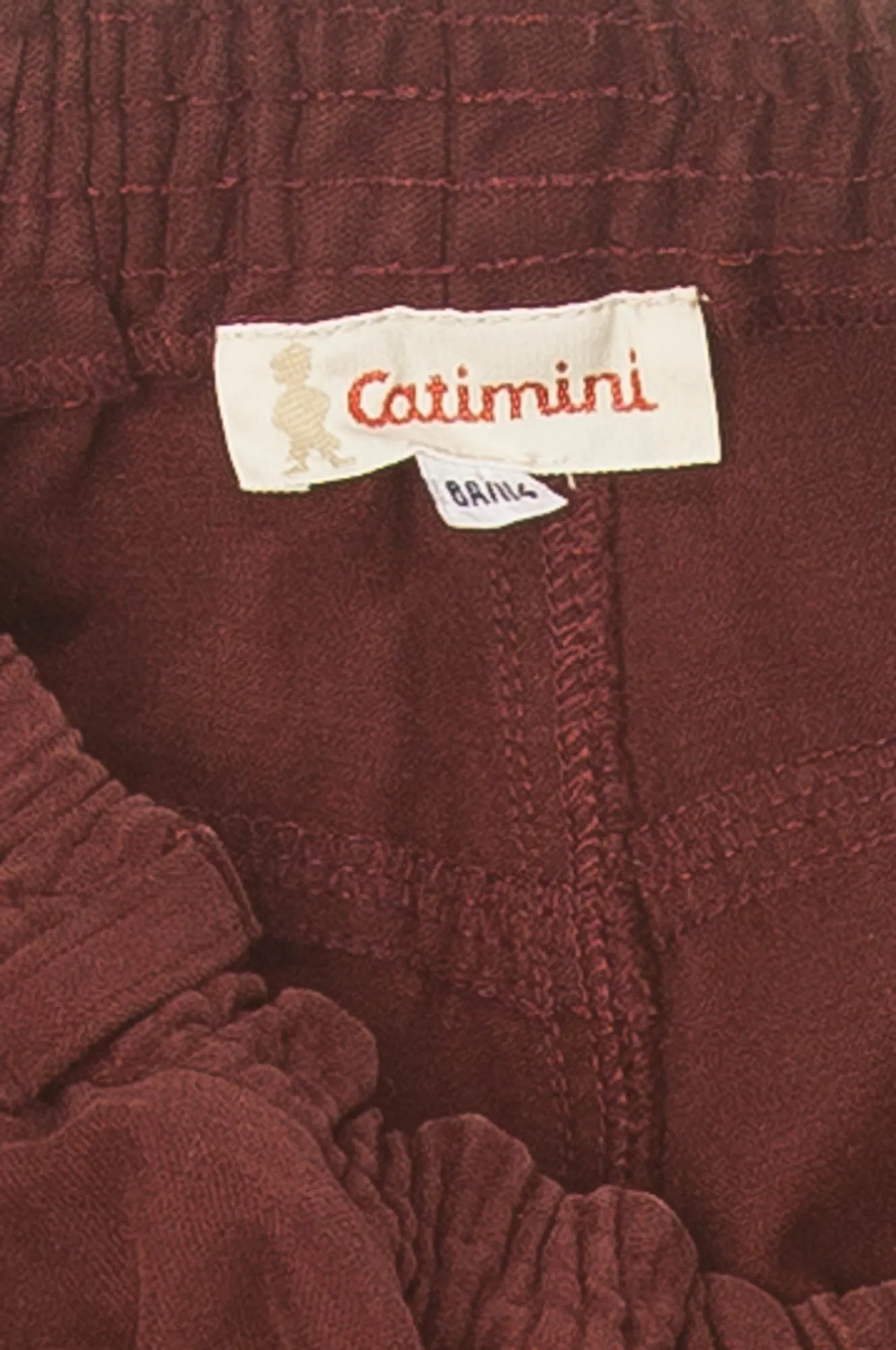 Catimini - Burgundy Colored Cargo Pants - 6A