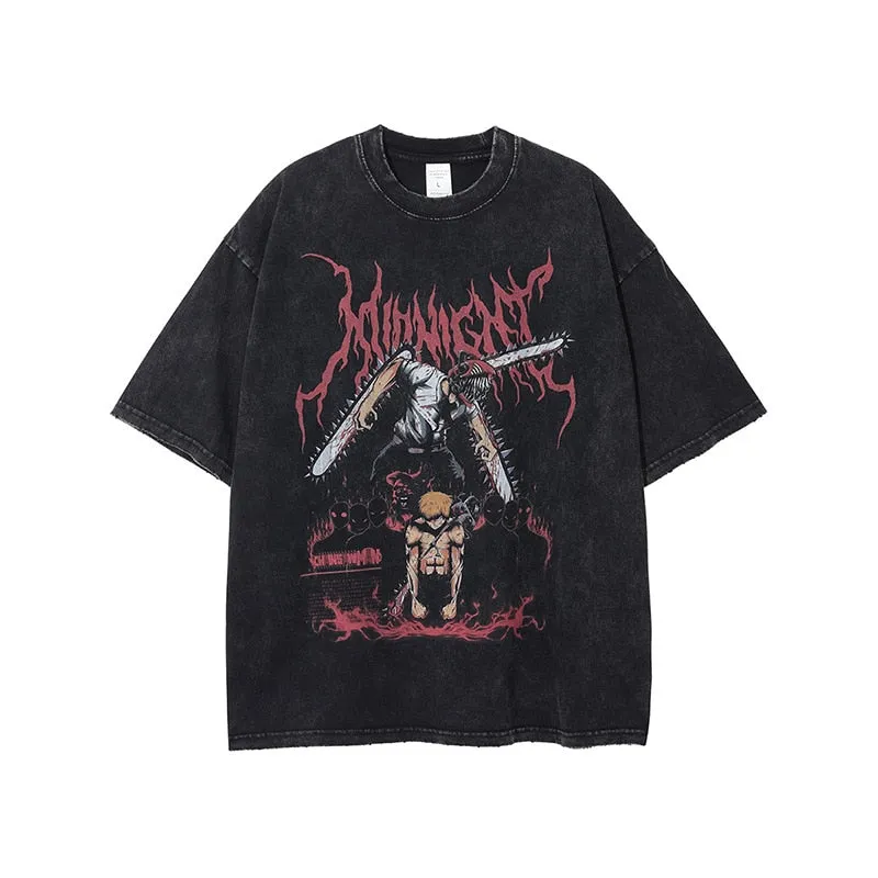 Chainsaw Man 'Midnight Shadows' Anime T-Shirt