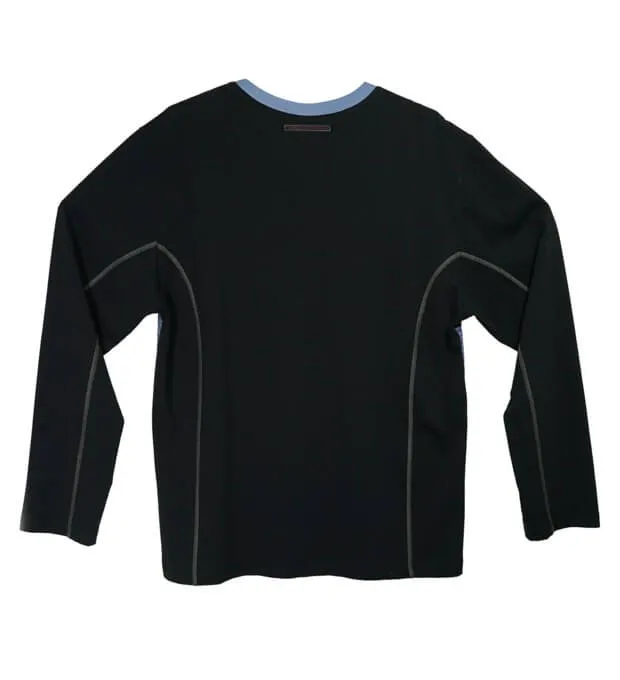 Chainsaw Rabbit Grunge Aesthetic Long Sleeve Oversized Shirt