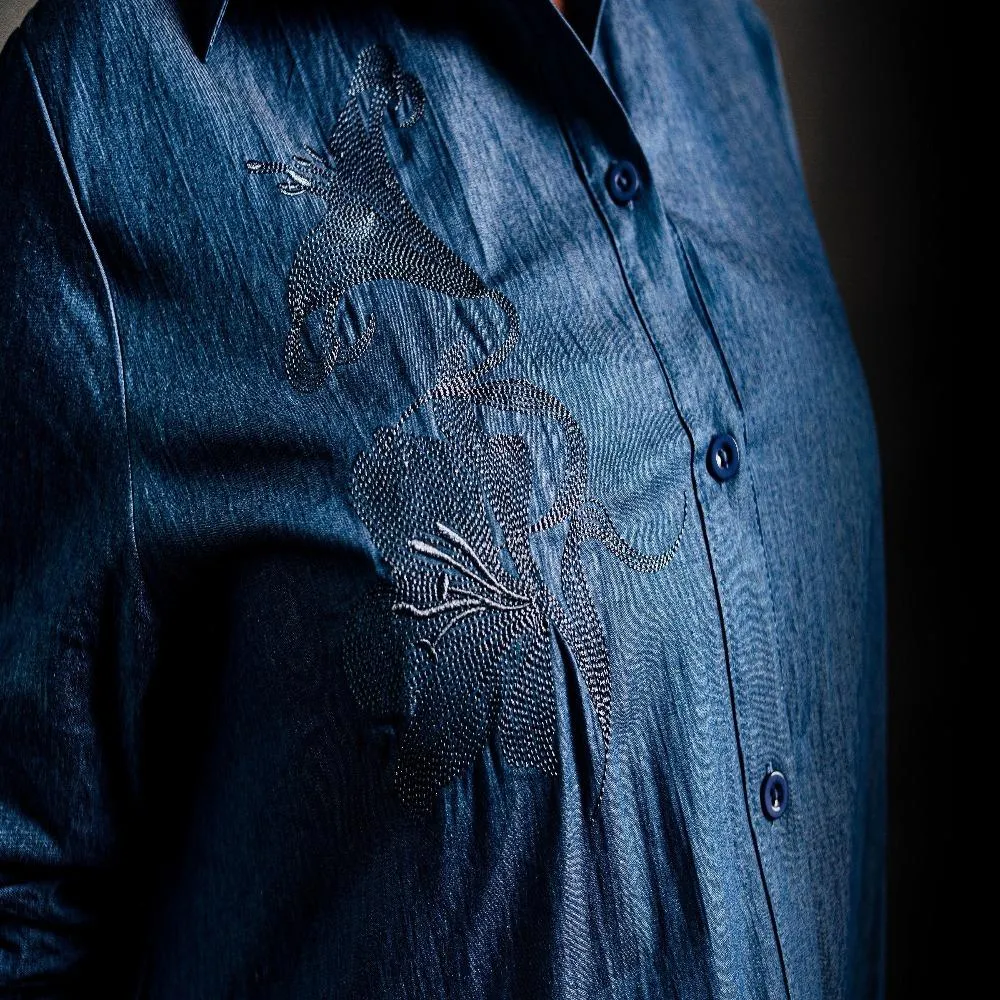 Chambray Shirt Dress