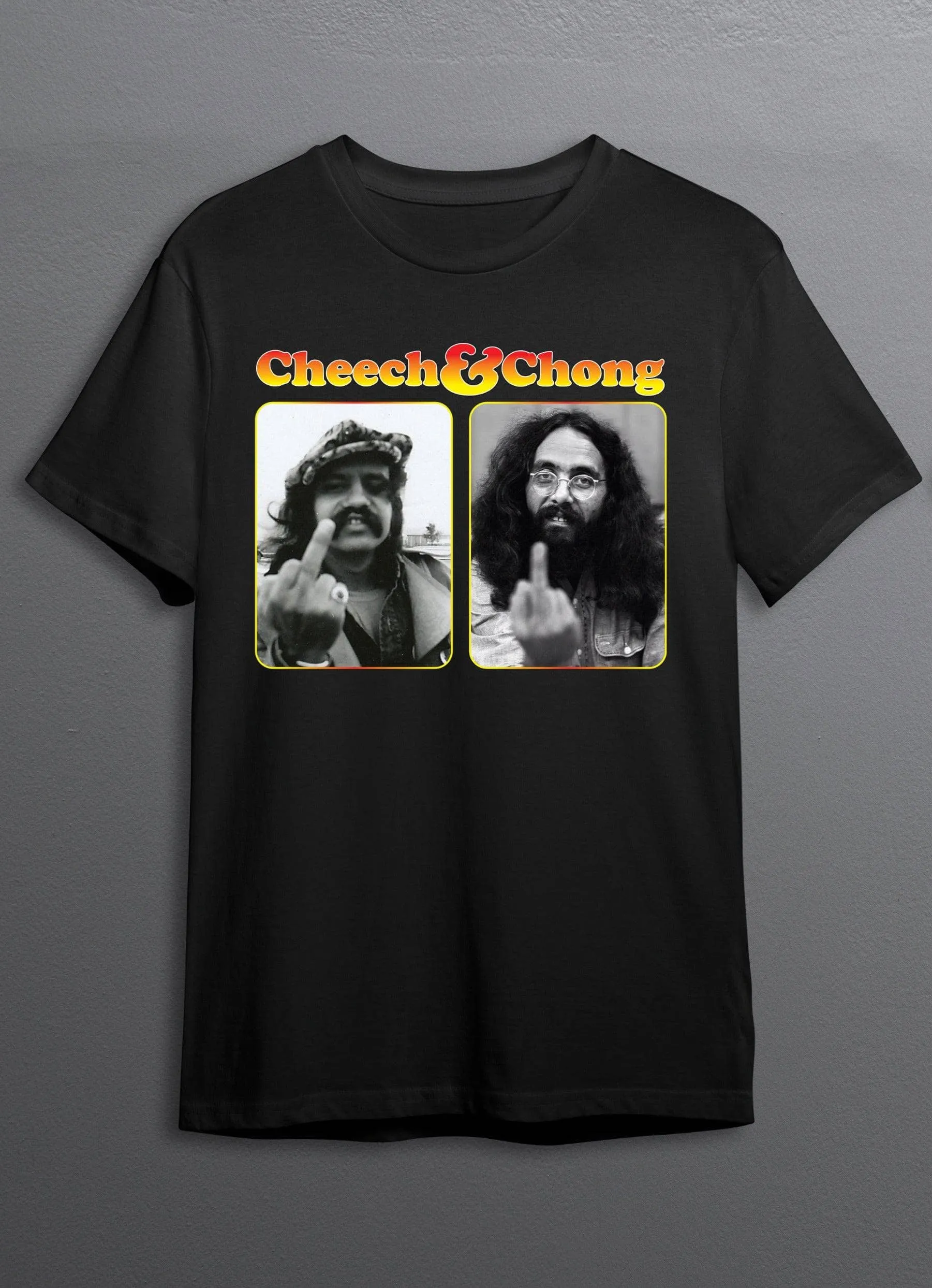 Cheech & Chong Flip T-Shirt - Black