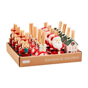 Christmas Toothpick Caddies by Mud Pie