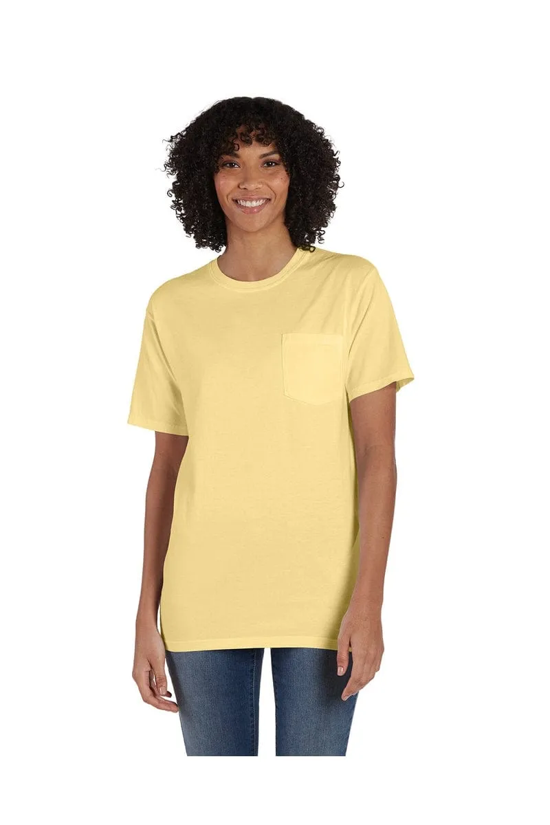 ComfortWash by Hanes GDH150: Unisex 5.5 oz., 100% Ringspun Cotton Garment-Dyed T-Shirt with Pocket